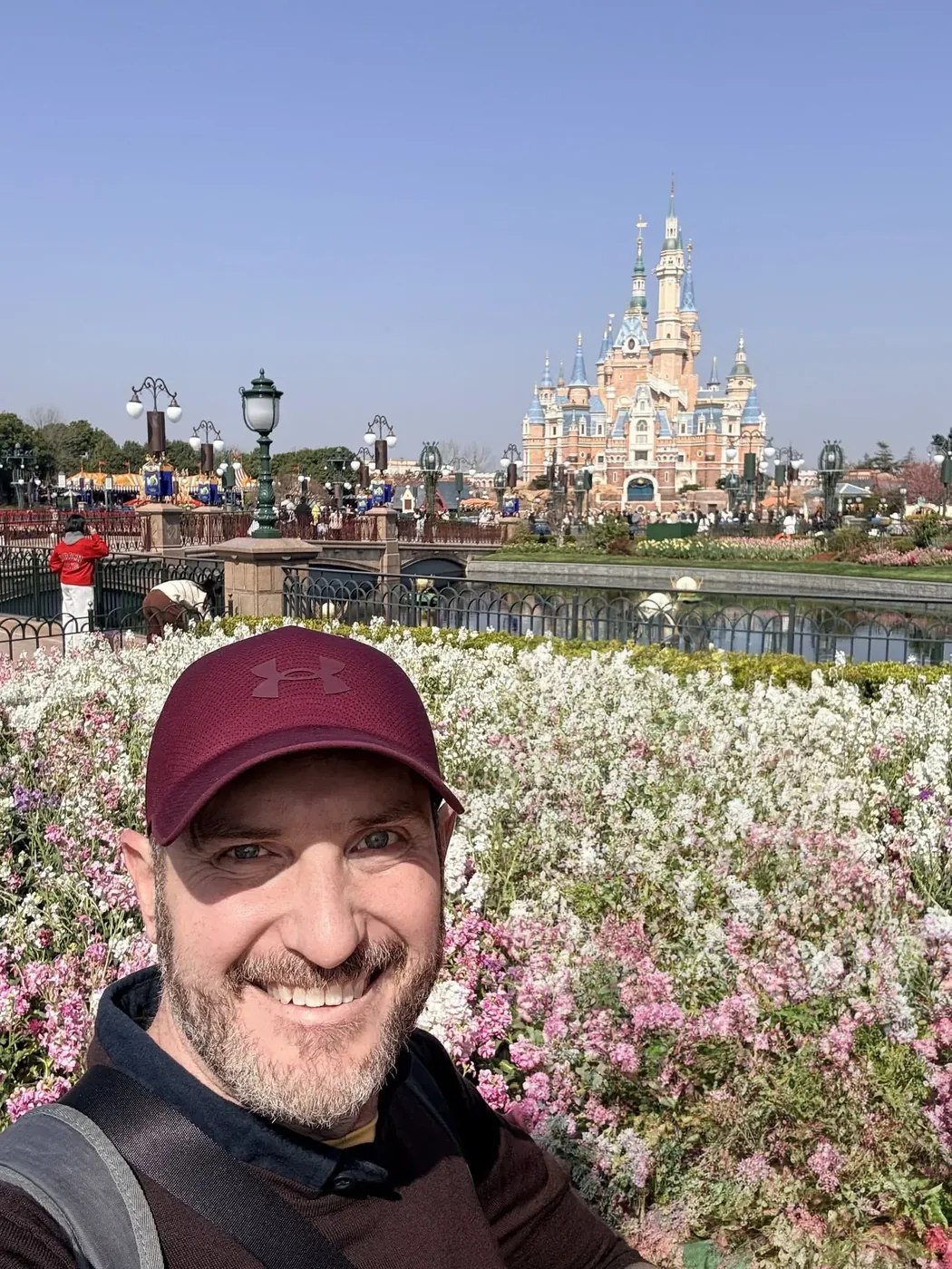 Greg at Enchanted Storybook Castle, Shanghai Disneyland — 2016