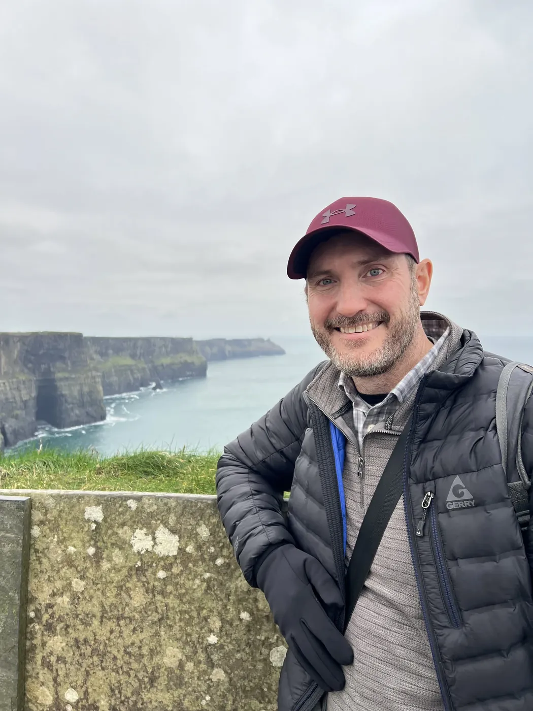 Greg at the Cliffs of Moher, Ireland