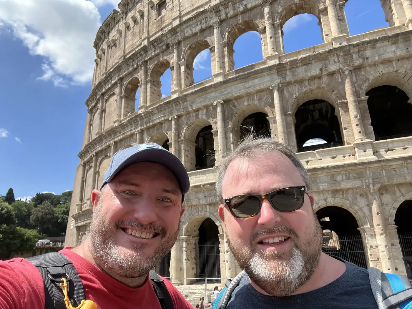 Greg at the Colosseum in Rome