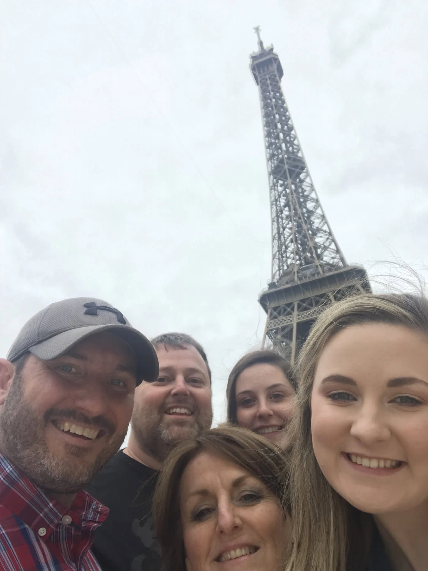Greg at the Eiffel Tower, Paris
