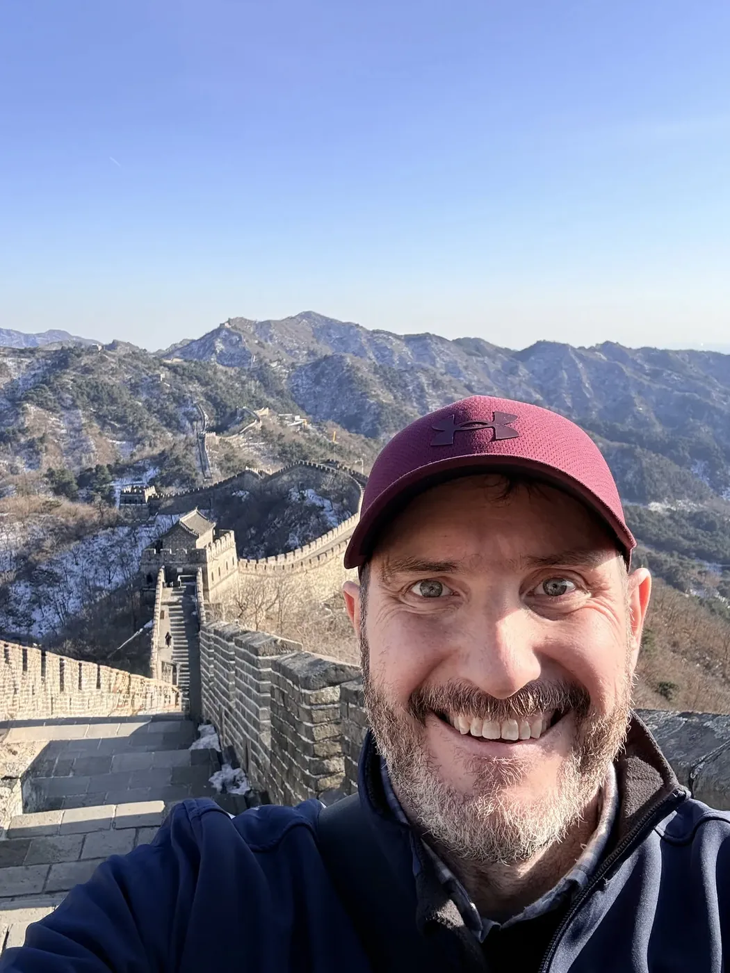 Greg at the Great Wall of China