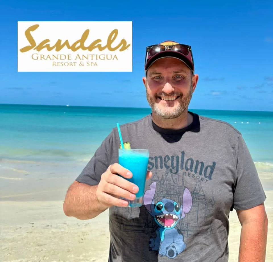 Greg at Sandals Grande Antigua, Caribbean